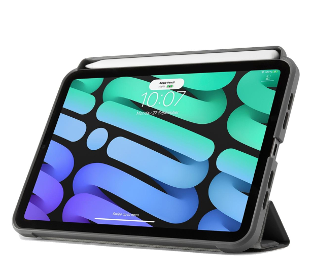 Pipetto Origami Pencil Case do iPad Mini 6 dark grey - 1185381 - zdjęcie 2